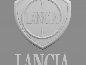 lancia logo Modèle 3D