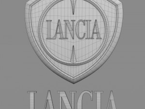lancia logo Modèle 3D
