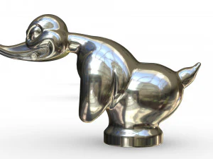 hood ornament duck 3D Model