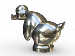 hood ornament duck Modelo 3D
