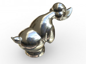hood ornament duck Modelo 3D