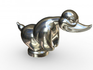 hood ornament duck Modelo 3D