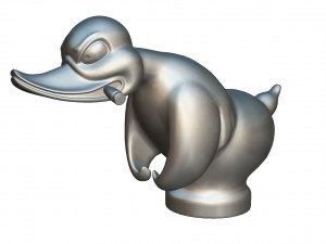 hood ornament duck Modelo 3D