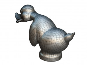 hood ornament duck Modelo 3D