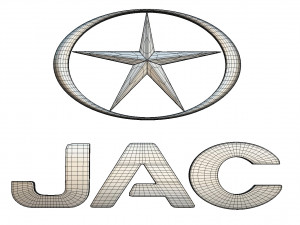 jac logo Modello 3D