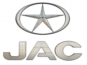 logo jac Modello 3D
