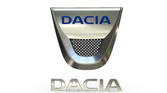 dacia logo 3D मॉडल .c4d .max .obj .3ds .fbx .stl .blend 