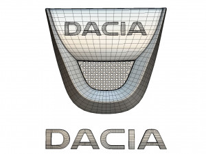 dacia logo 3D मॉडल