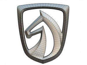 baojun logo Modello 3D