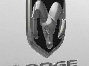 dodge ram logo 2 3D Model