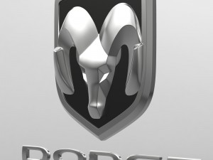 dodge ram logo 2 3D Model