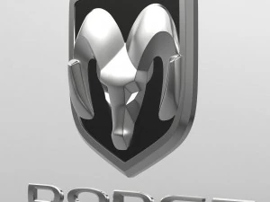 Dodge Ram Logo 2 Modèle 3D