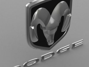 dodge ram logo 2 3D Model