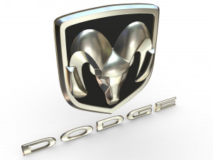 dodge ram logo 2 3D Model