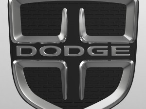 dodge logo 3 3D Model
