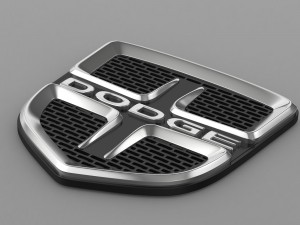 dodge logo 3 3D Model