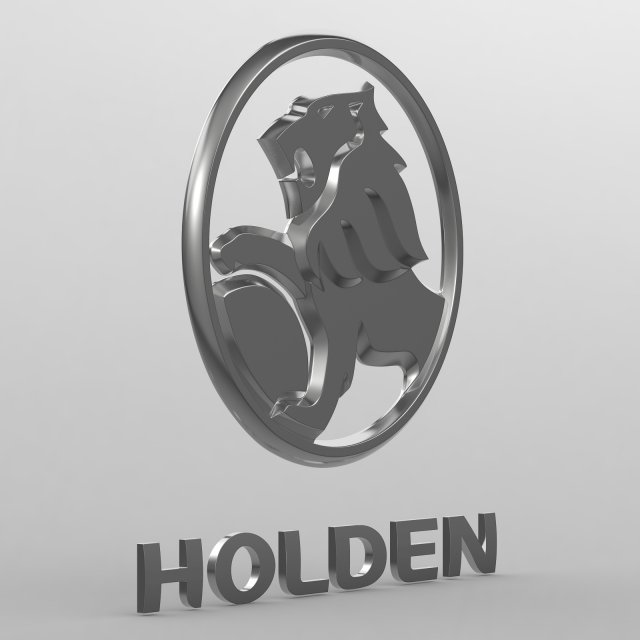 holden logo 3D 모델 .c4d .max .obj .3ds .fbx .stl .blend 