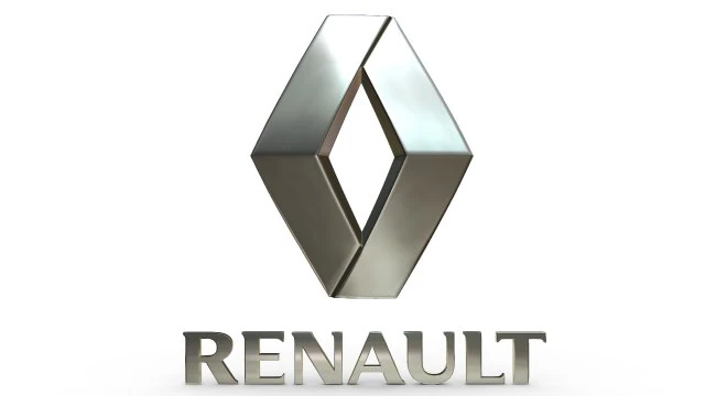 renault logo 3D Model .c4d .max .obj .3ds .fbx .stl .blend 