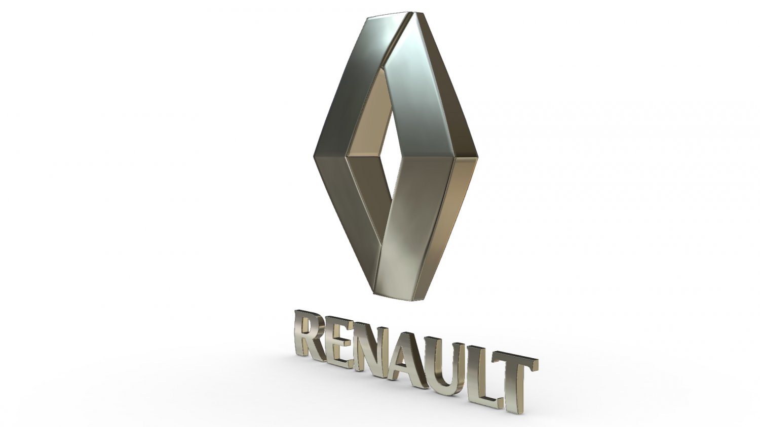 Renault Logo 3d Model In Parts Of Auto 3dexport