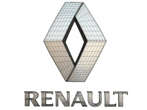 renault logo 3D Model