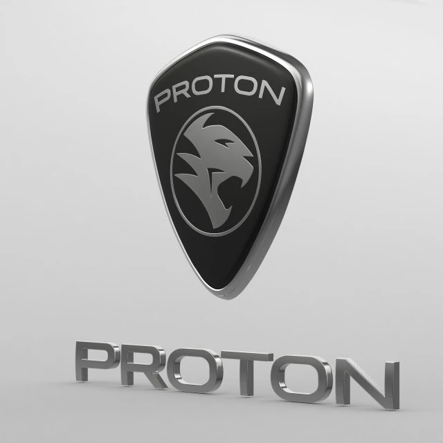 proton logo 3D Model .c4d .max .obj .3ds .fbx .stl .blend 
