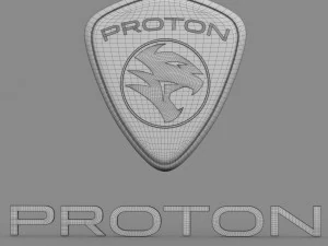 proton logo 3D Model
