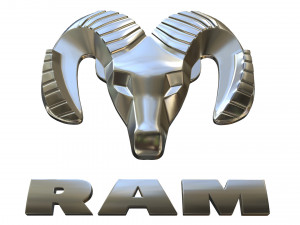 ram logo 3D Modell