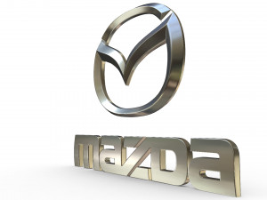 mazda logo Modelo 3D