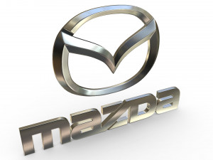 mazda logo Modelo 3D