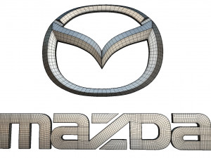 mazda logo Modelo 3D
