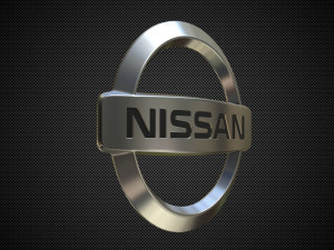 nissan logo Modello 3D