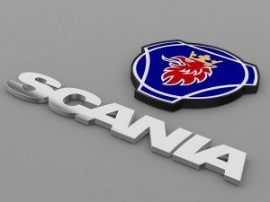 scania logo Modello 3D