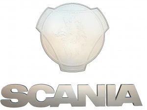 logo scania Modello 3D
