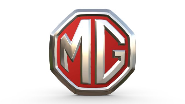 mg logo 3D Model .c4d .max .obj .3ds .fbx .stl .blend 