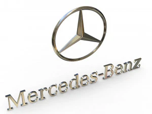 mercedes logo 3D Model