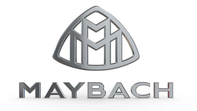 maybach logo 3D Model .c4d .max .obj .3ds .fbx .stl .blend 