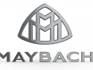 logo maybach Modello 3D
