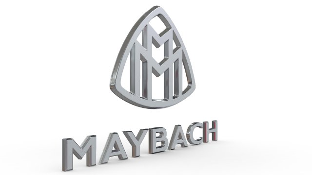 maybach logo 3D Model