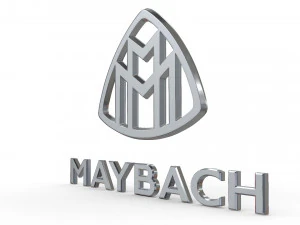 maybach logo 3D Model