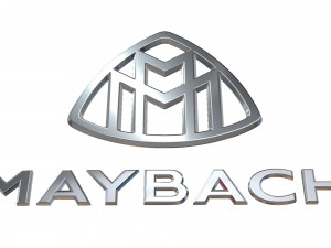 maybach logo Modelo 3D
