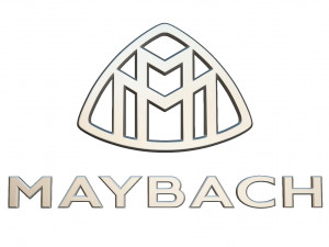 maybach logo Modelo 3D