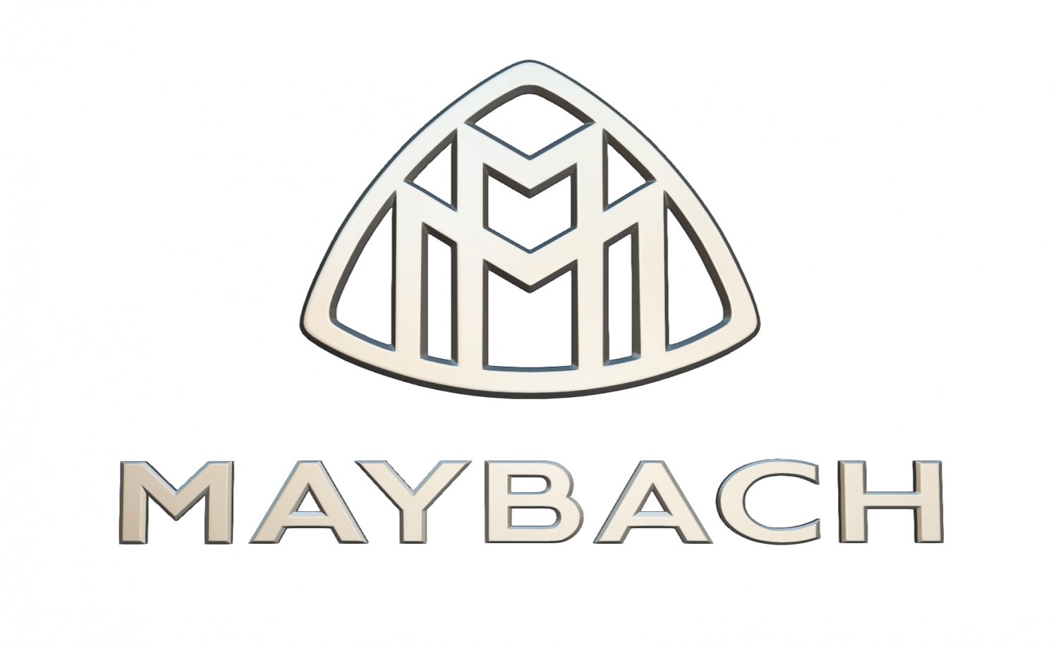 maybach logo 3D Model in Parts of auto 3DExport