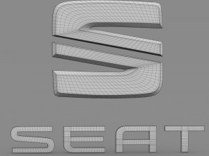 seat logo 3D Модель