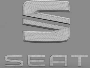 seat logo 3D Model