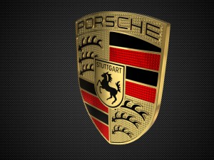 porsche logo Modelo 3D