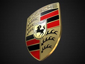 porsche logo Modelo 3D
