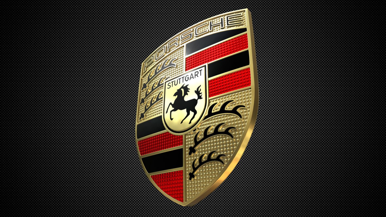 Porsche 3d logo