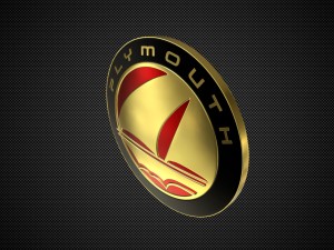 plymouth logo 3D 모델