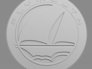 plymouth logo 3D 모델