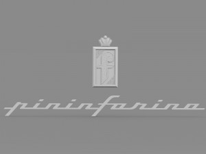 pininfarina logo Model 3D
